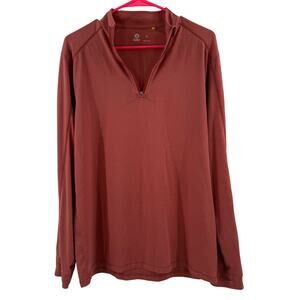 TASC Carrollton 1/4 Zip Pullover Men’s SZ Medium NEW Organic Cotton Bamboo NWOT